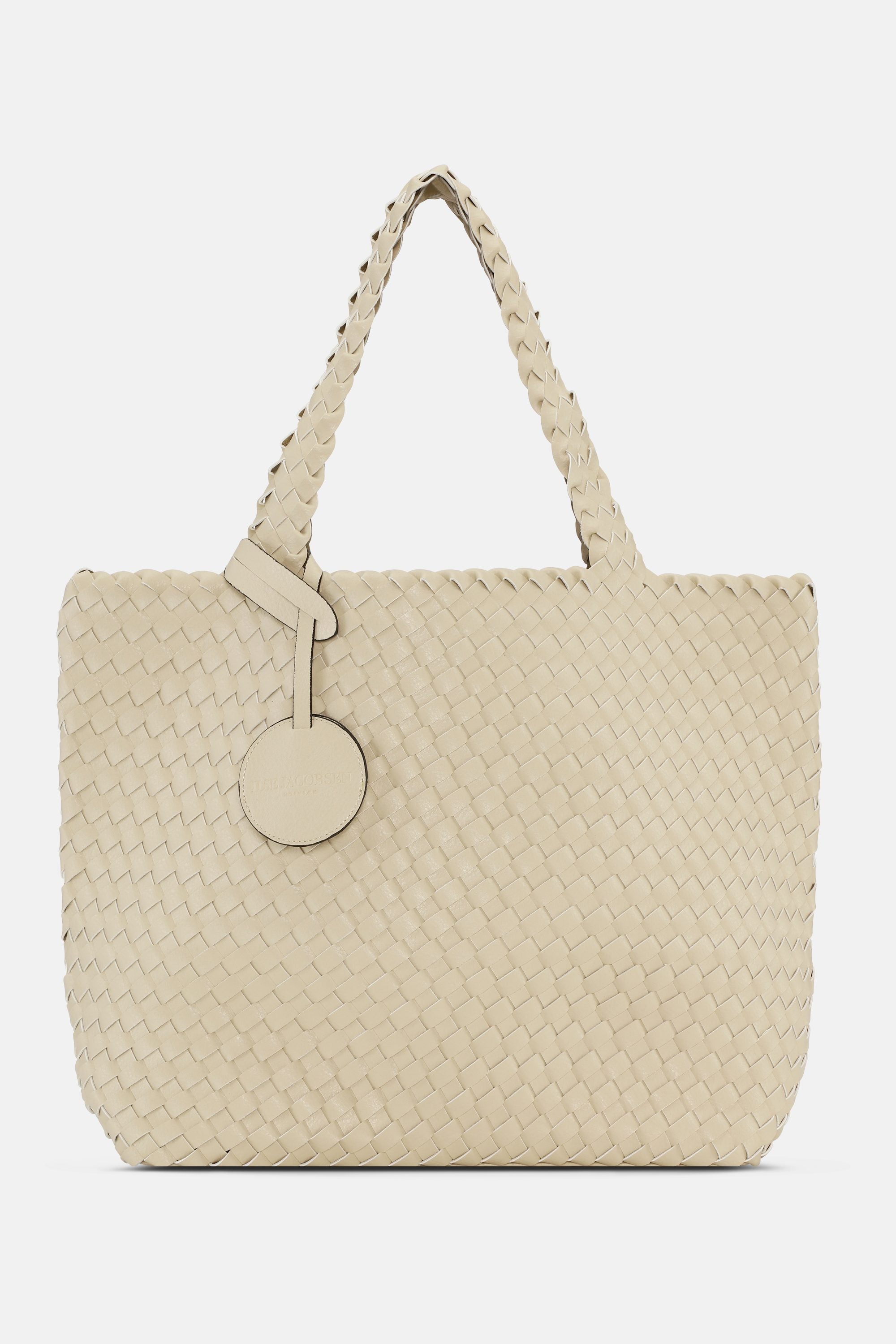 Tote Bag Flätad - Ivory Platin